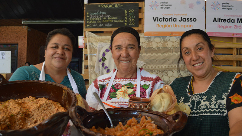 Ofrecerá Festival Michoacán de Origen más de 200 platillos de cocina tradicional