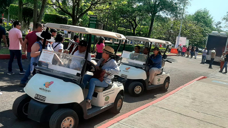 Carritos en el Festival Michoacán de Origen, vehículos para la inclusión: Sectur