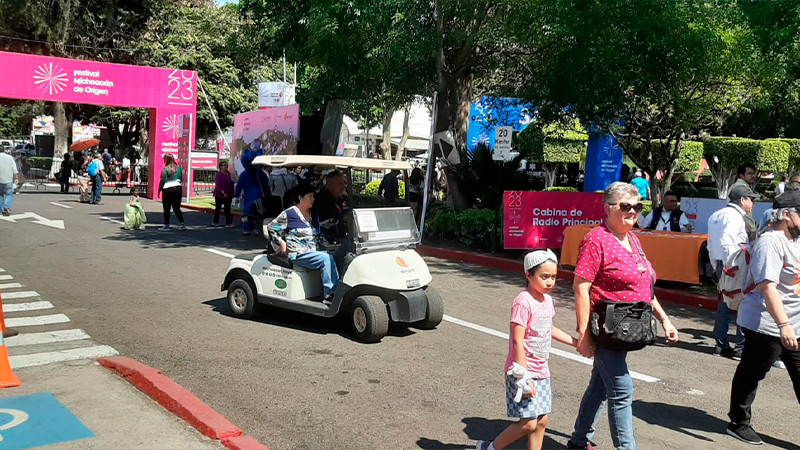 Carritos en el Festival Michoacán de Origen, vehículos para la inclusión: Sectur