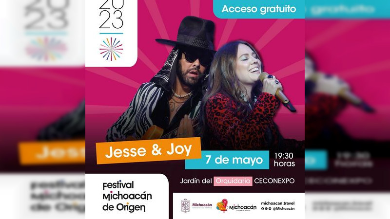 Jesse & Joy se presentan en el Festival de Michoacán de Origen  