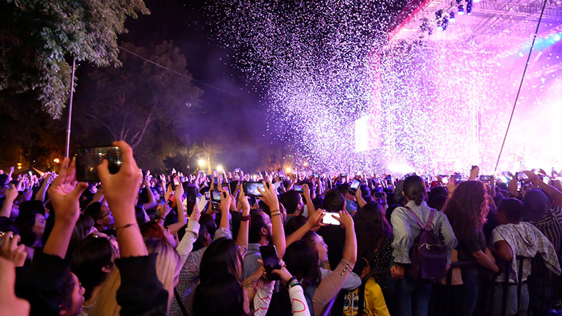 Del espacio sideral a Morelia, Jesse & Joy desataron la mocita en el Festival Michoacán de Origen