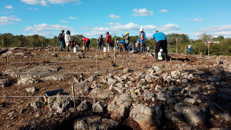 Construcción del Tren Maya respeta vestigios arqueológicos, afirma AMLO 