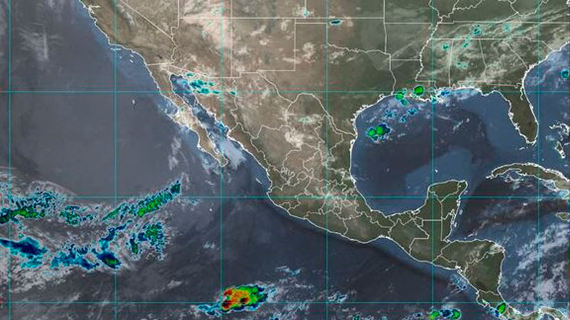 Pronostican lluvias muy fuertes en Oaxaca y Puebla; fuertes en Chiapas, Guerrero, San Luis Potosí, Tamaulipas y Veracruz 