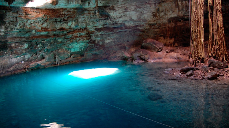 Por riesgo contra la vida de buzos suspenden actividades en cenote recién descubierto en Yucatán 