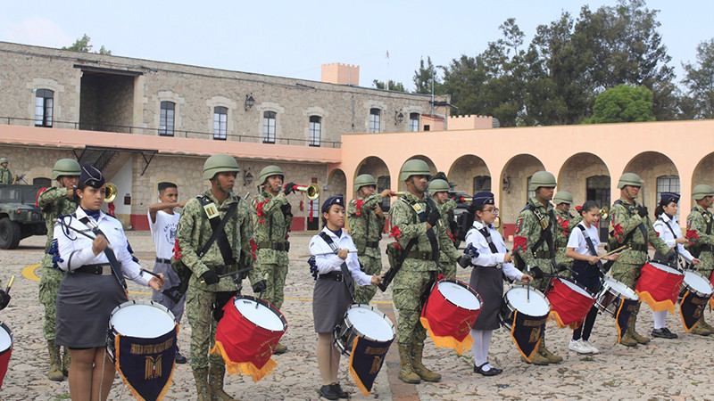 Arranca el concurso Nivel Región de las Bandas de Guerra del Ejército Mexicano