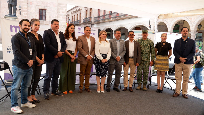 Inaugura Ayuntamiento de Morelia 2ª Feria del Empleo