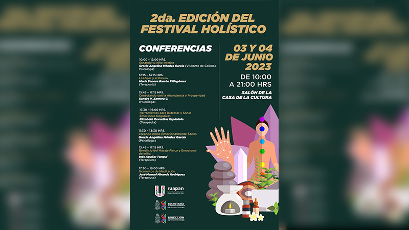 Anuncian el Segundo Festival Holístico de Uruapan 