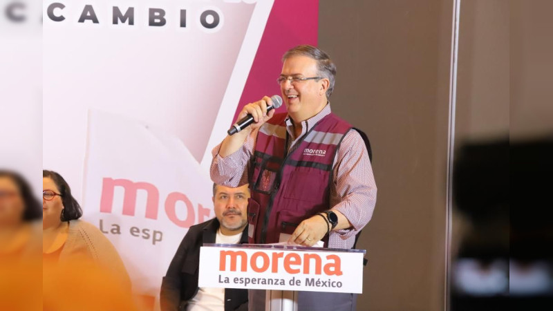 Juan Carlos Barragán acompaña registro de Marcelo Ebrard