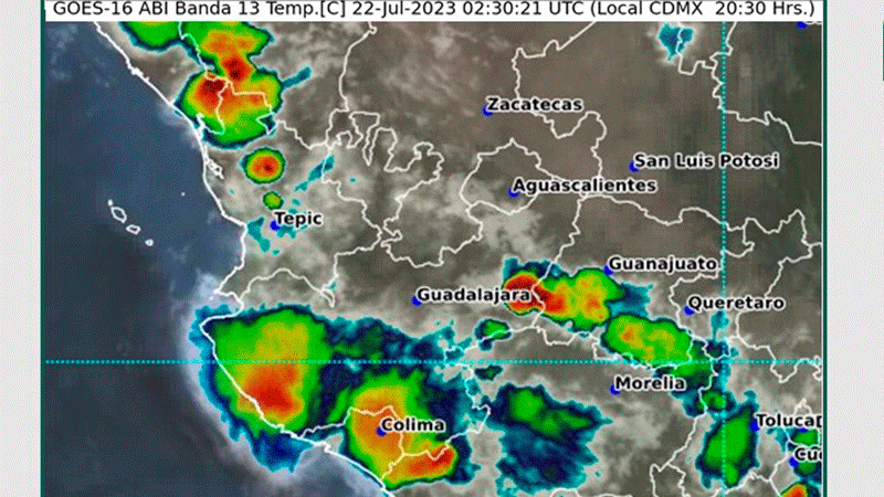 Se Prevén Lluvias Puntuales Fuetes Para Esta Noche En Michoacán Y Estados Del Occidente Del País 4713