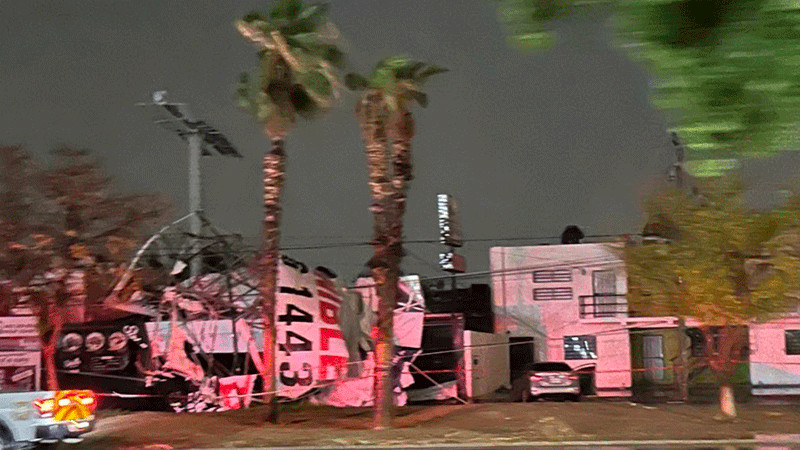 Microburst azota Hermosillo, causando daños materiales 