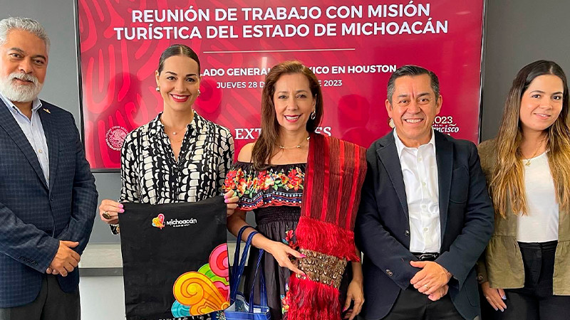 Sectur promocionará a Michoacán en Houston como destino turístico y de inversión 