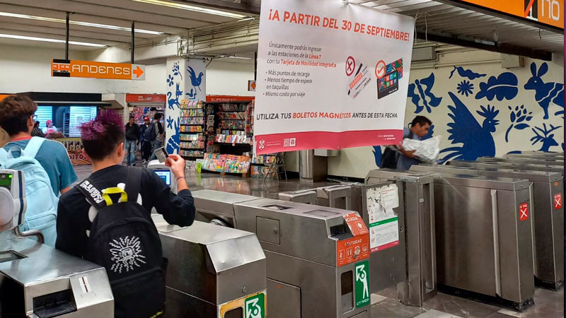 Este sábado comienza ingreso a Línea 7 del metro de la CDMX solo con tarjeta MI 