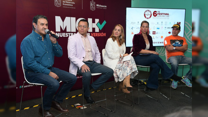 Se realizará la sexta edición del Festival del Queso, Pan y Vino en Morelia