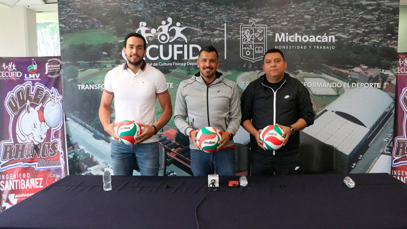 Listo el equipo de voleibol Rhinos para la temporada 2023-2024 