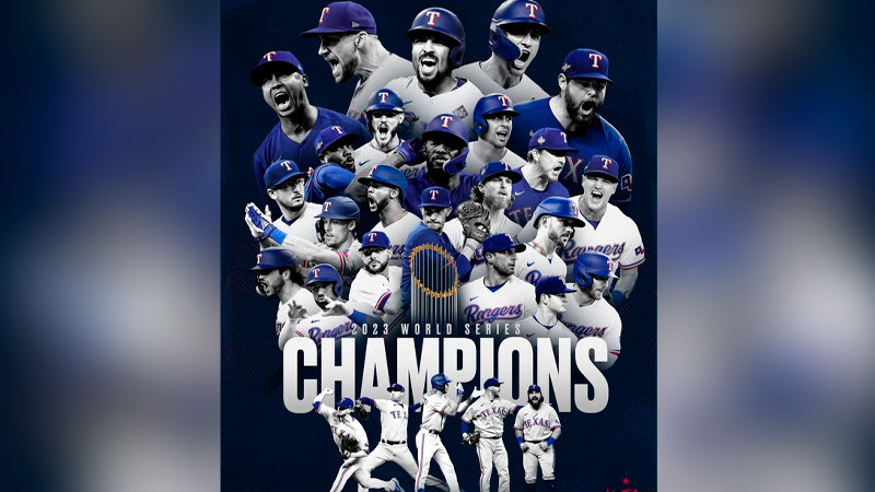 Los Rangers de Texas ganan su primera Serie Mundial tras vencer en 5 juegos a Arizona 