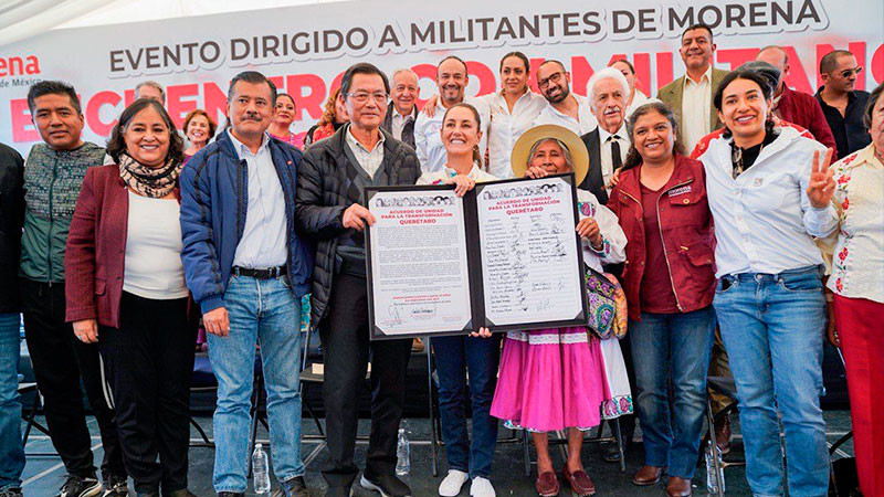 ‘’La democracia es el poder del pueblo’’: Claudia Sheinbaum 