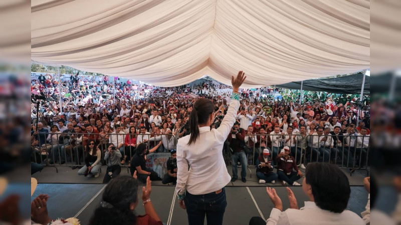 ‘’La democracia es el poder del pueblo’’: Claudia Sheinbaum 