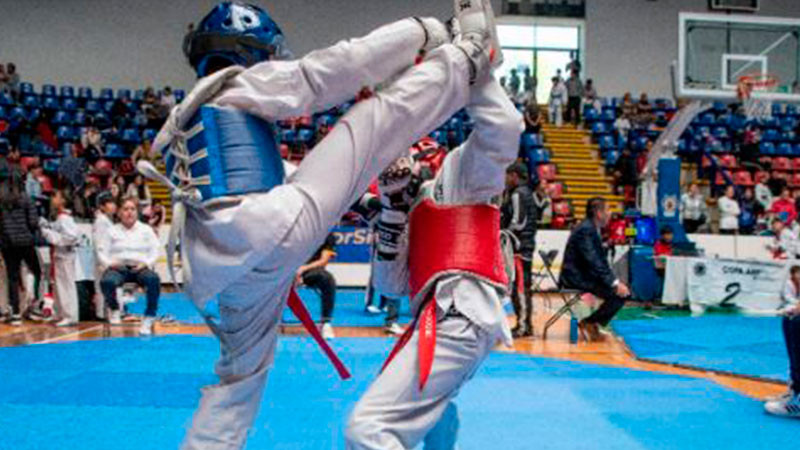 Niñas y niños del DIF Michoacán participan en Copa de Taekwondo 