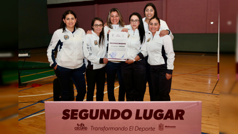 Premia Cecufid a ganadores de los XXXV Juegos Deportivos Interdependencias