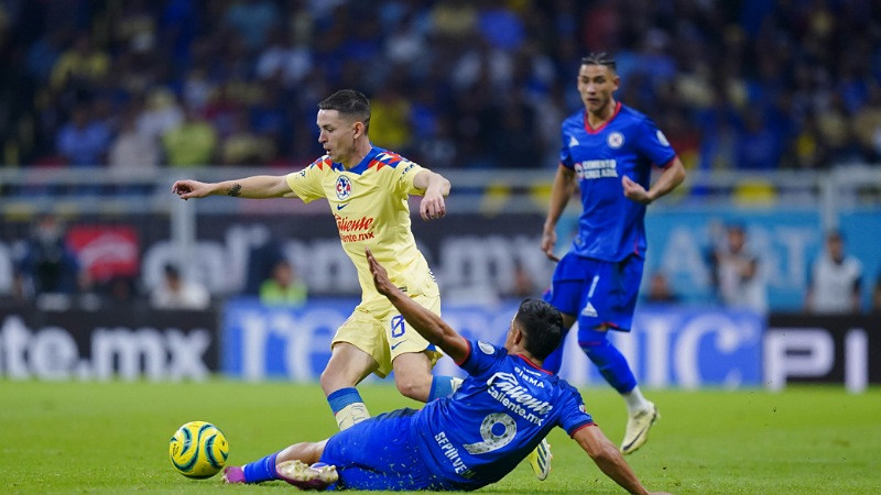 América da golpe de autoridad y vence a Cruz Azul en el Clásico Jóven de la Liga MX 