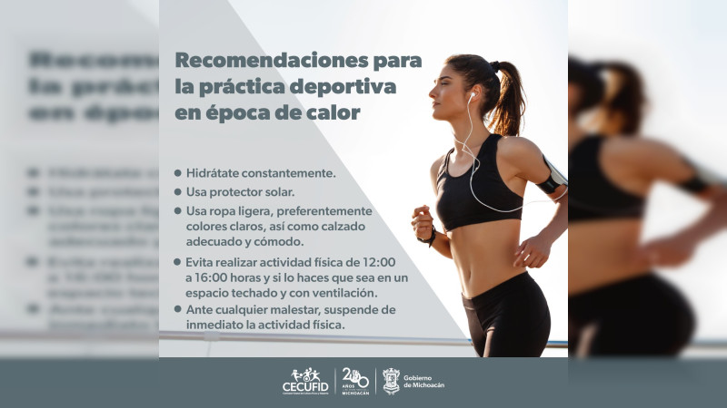 Sigue estos consejos para hacer deporte y evitar un golpe de calor