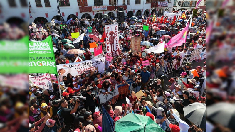 Claudia Sheinbaum apuesta por la justicia electa por y para el pueblo desde Atlacomulco, Edomex