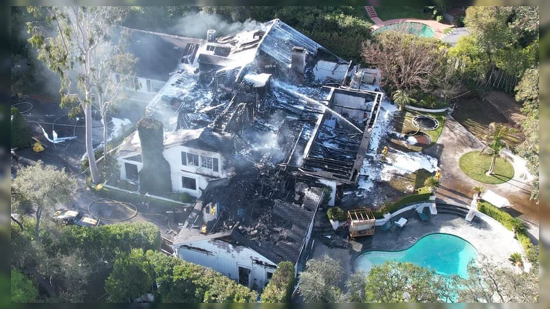 Se registra incendio en Mansión de modelo Cara Delevingne en California 