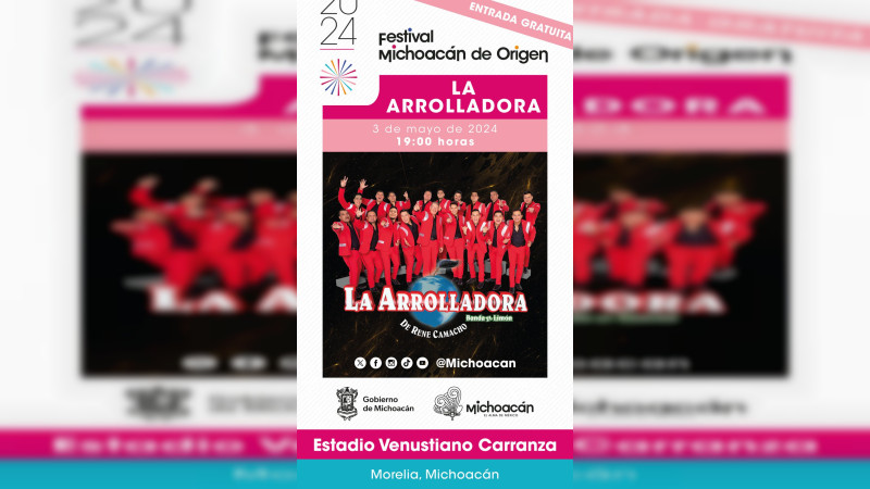 Este viernes La Arrolladora llega gratis al Venustiano; esto es lo que debes saber 