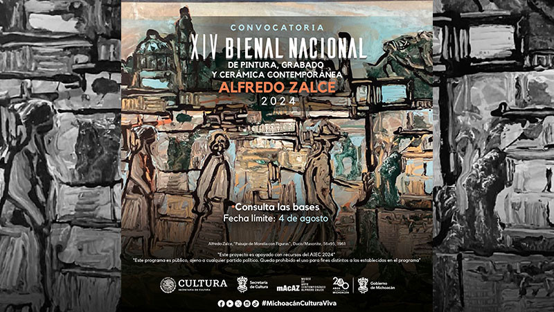 Sector cultura de Michoacán anuncia que ceramistas podrán participar en la Bienal Alfredo Zalce 