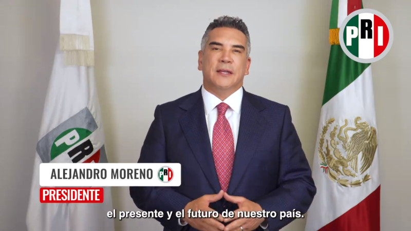 Alejandro Moreno reacciona a respuesta de Álvarez Máynez 