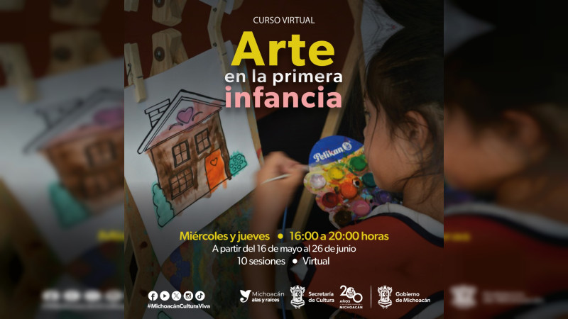 Inscríbete a este curso de arte y desarrolla habilidades para trabajar con infancias 