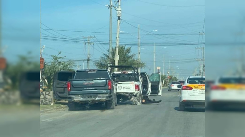 Matan a dos policías en balacera en Matamoros, Tamaulipas 