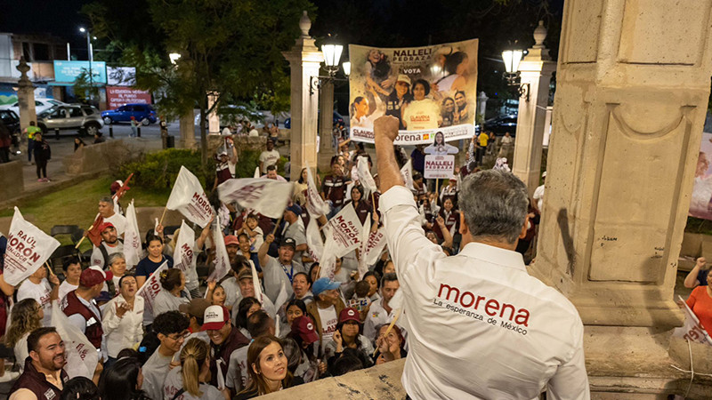 Michoacán y Morelia mostrarán con su voto su carácter progresista, señala Morón