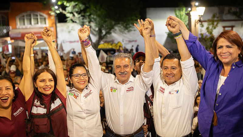 Michoacán y Morelia mostrarán con su voto su carácter progresista, señala Morón