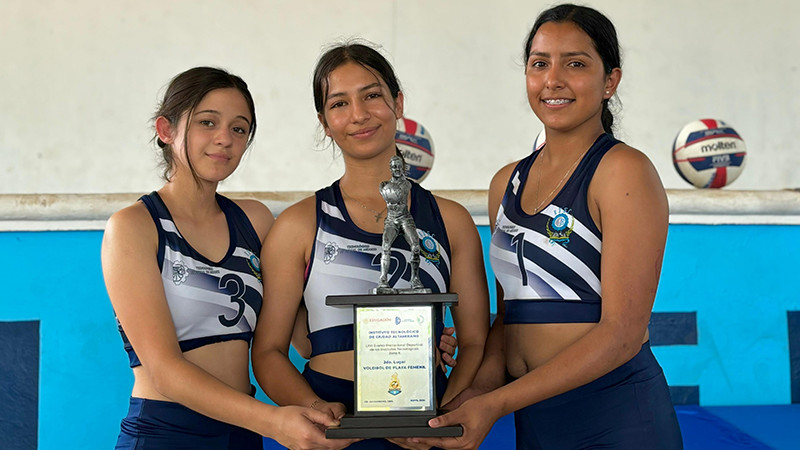 Estudiantes del Tec de Coalcomán ganan plata en Prenacional Deportivo 