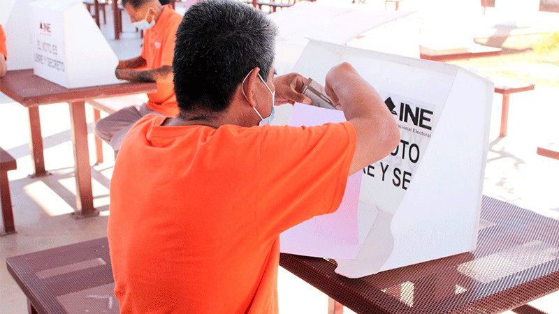 Más de mil personas en prisión preventiva llevan a cabo su voto anticipado en Sonora 