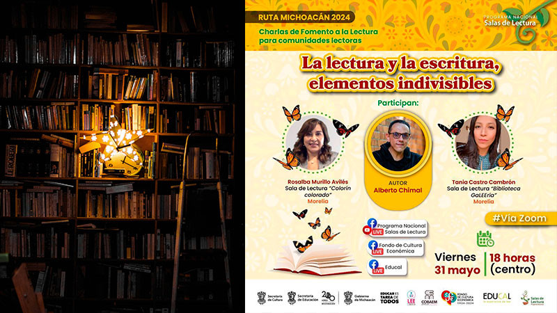 Fondo de Cultura Económica invita a la conferencia de Alberto Chimal “La lectura y la escritura, elementos indivisibles"  