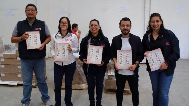 Inicia arribo de boletas electorales para comicios del 2 de junio en Michoacán  