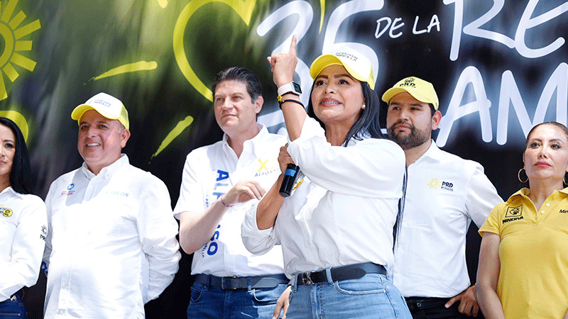 Por un país con justicia, sin miedo y con democracia, hay que salir a votar en libertad: Araceli Saucedo 