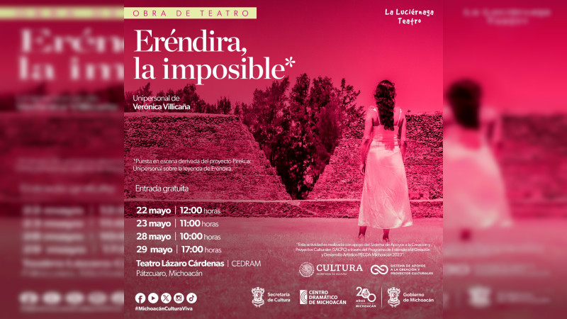 Secum invita a vivir la historia de Eréndira con esta obra de teatro 