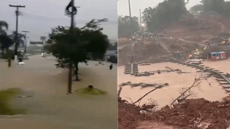 Continúan lluvias en Brasil; causan inundaciones en Porto Alegre 