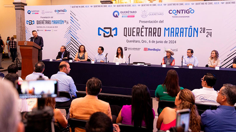 Anuncia Mauricio Kuri el Querétaro Maratón 2024 