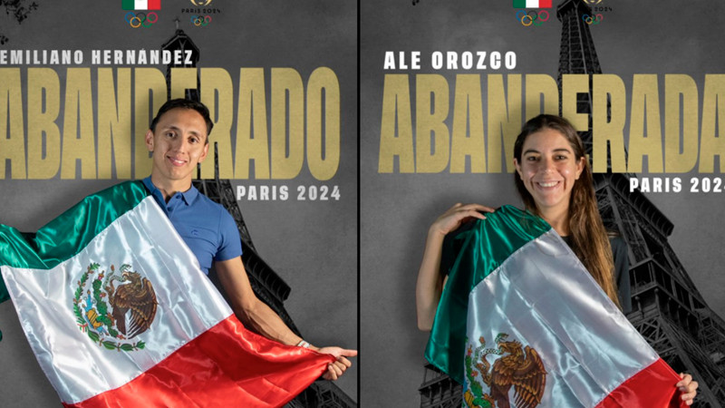 Seleccionan a abanderados de la delegación mexicana para Juegos Olímpicos de París 2024 