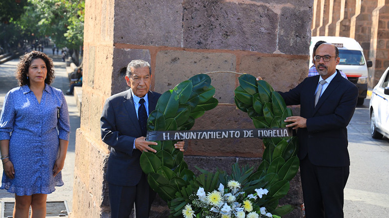 Conmemora Ayuntamiento de Morelia 220 Aniversario Luctuoso de Fray Antonio de San Miguel