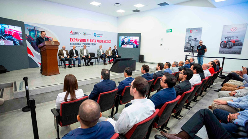 Invierte AGCO México 45 mdp para Querétaro  