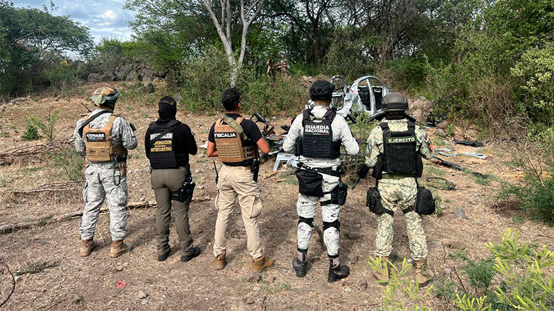 En operativo en Copándaro y Morelia, aseguran droga y recuperan tres vehículos robados en los estados de Jalisco y Querétaro 