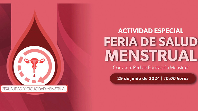 Invita Secum a feria de educación menstrual en el Museo del Estado