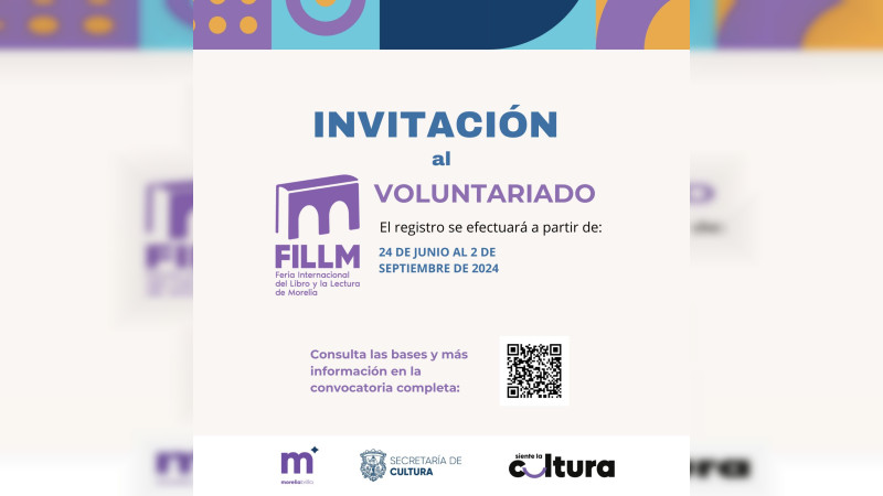 Ayuntamiento de Morelia lanza tres convocatorias para la Feria Internacional del Libro y la Lectura de Morelia 