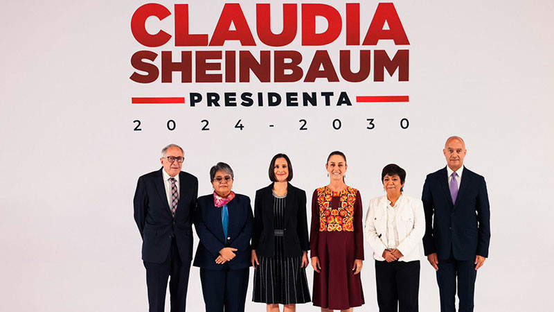 “Este es el gran equipo que presentamos hoy”: Claudia Sheinbaum al presentar segunda parte de su gabinete 