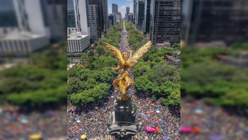 Más de 250 mil personas asistieron a la marcha del orgullo LGBT 2024 en CDMX 